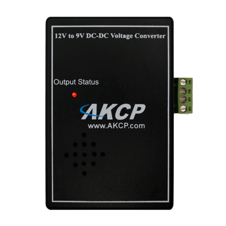 Power Supply - 12 to 9 VDC, for use with AKCP 9 VDC cameras ...